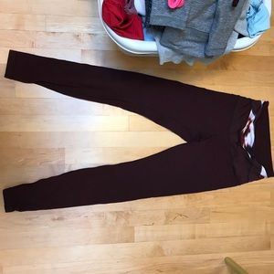 Reversible Lulu lemon maroon leggings!
